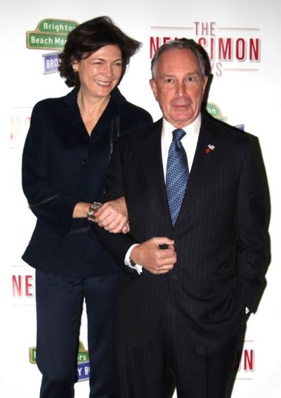 Diana Taylor and Mayor Michael Bloomberg Photo