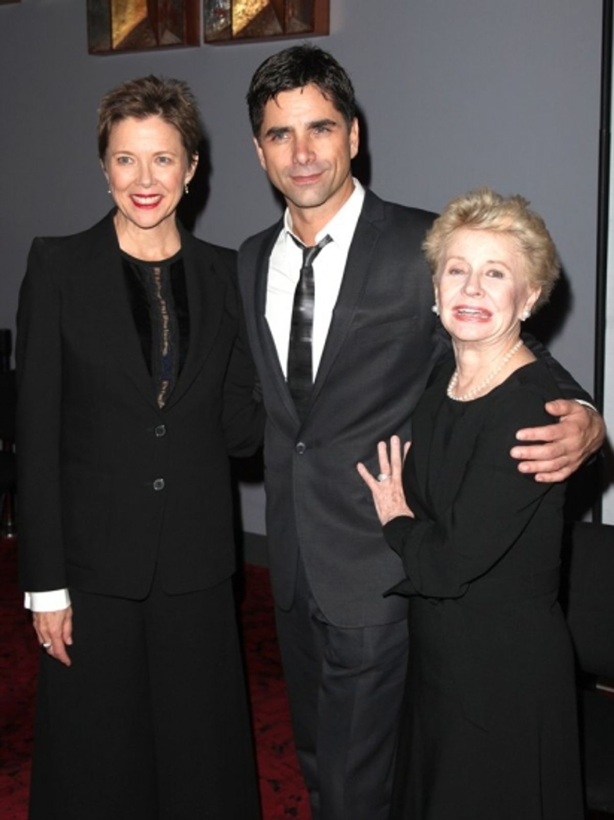 Annette Bening, John Stamos and Jo Sullivan Loesser at 