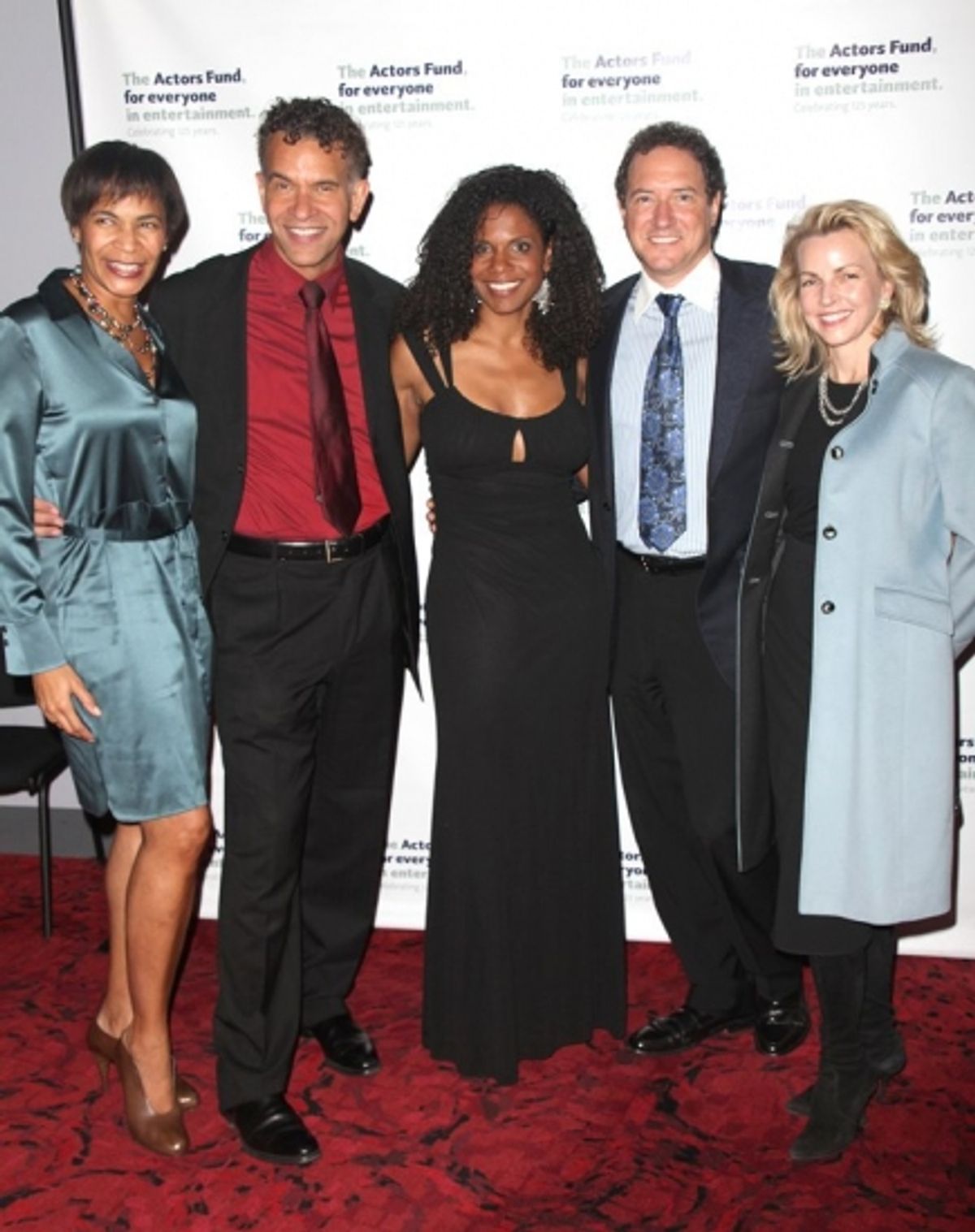 Allyson Tucker, Brian Stokes Mitchell. Audra McDonald, Kevin McCollum and Lynette Perry-McCollum at 