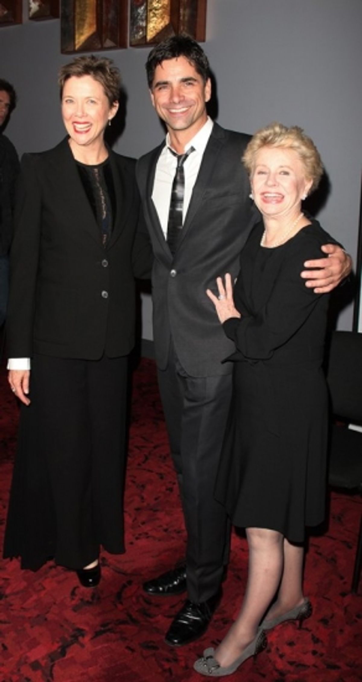 Annette Bening, John Stamos and Jo Sullivan Loesser at 