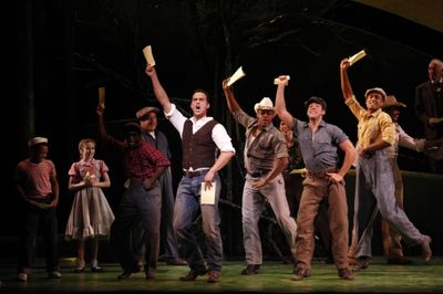 Cheyenne Jackson with ensemble Photo