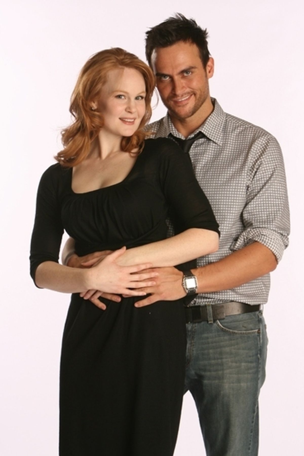 Kate Baldwin and Cheyenne Jackson at 