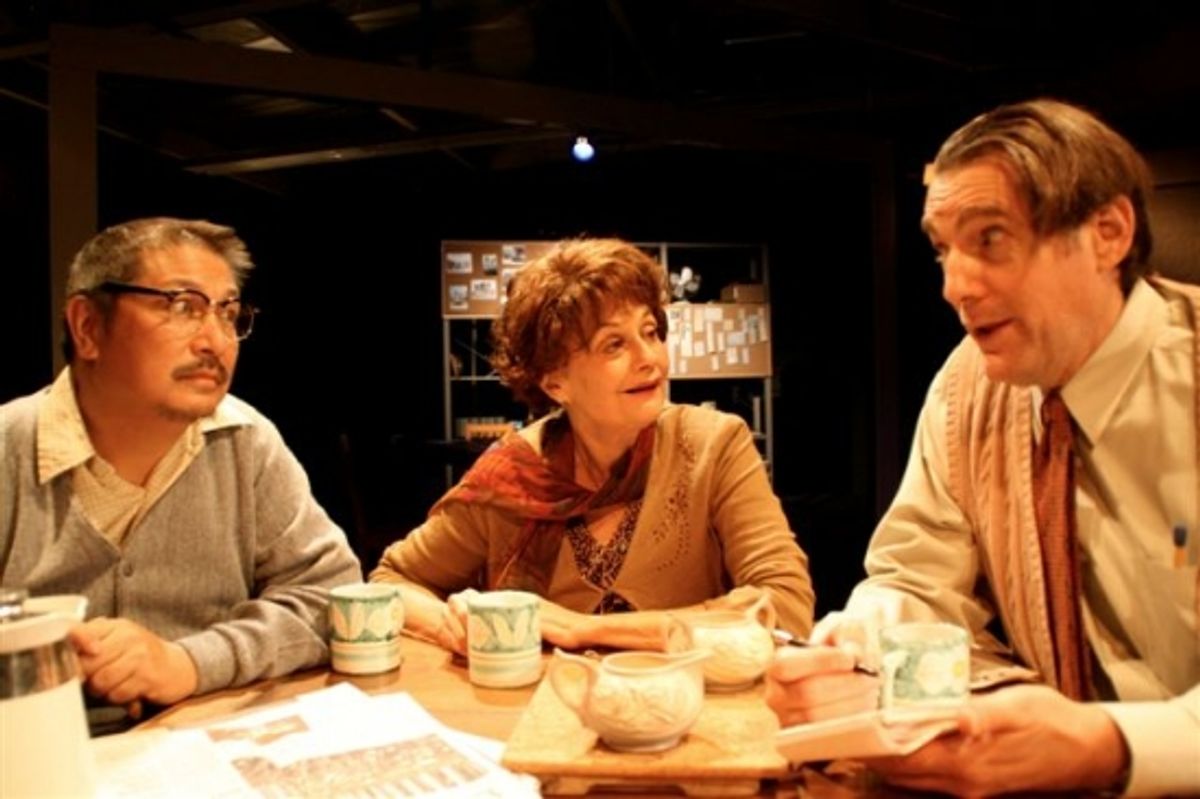 Ed Ramolete, Lynn Milgrim, and David Fruechting at 