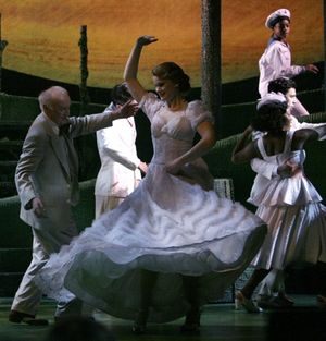 Jim Norton, Kate Baldwin and the cast Photo