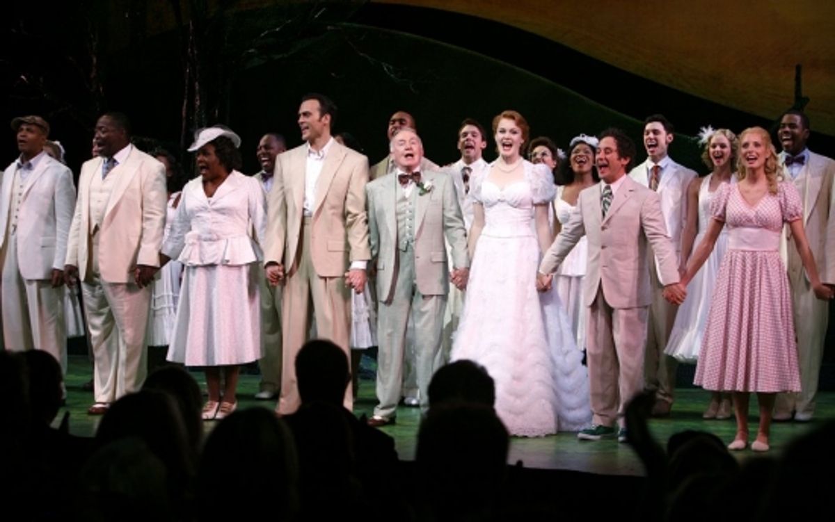 Guy Davis, Chuck Cooper, Terri White, Cheyenne Jackson, Jim Norton, Kate Baldwin, Christopher Fitzgerald, Alina Faye and ensemble at 