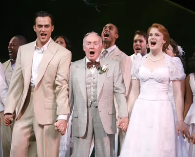 Cheyenne Jackson, Jim Norton and Kate Baldwin Photo