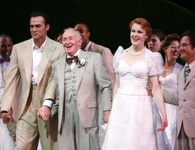 Cheyenne Jackson, Jim Norton and Kate Baldwin Photo