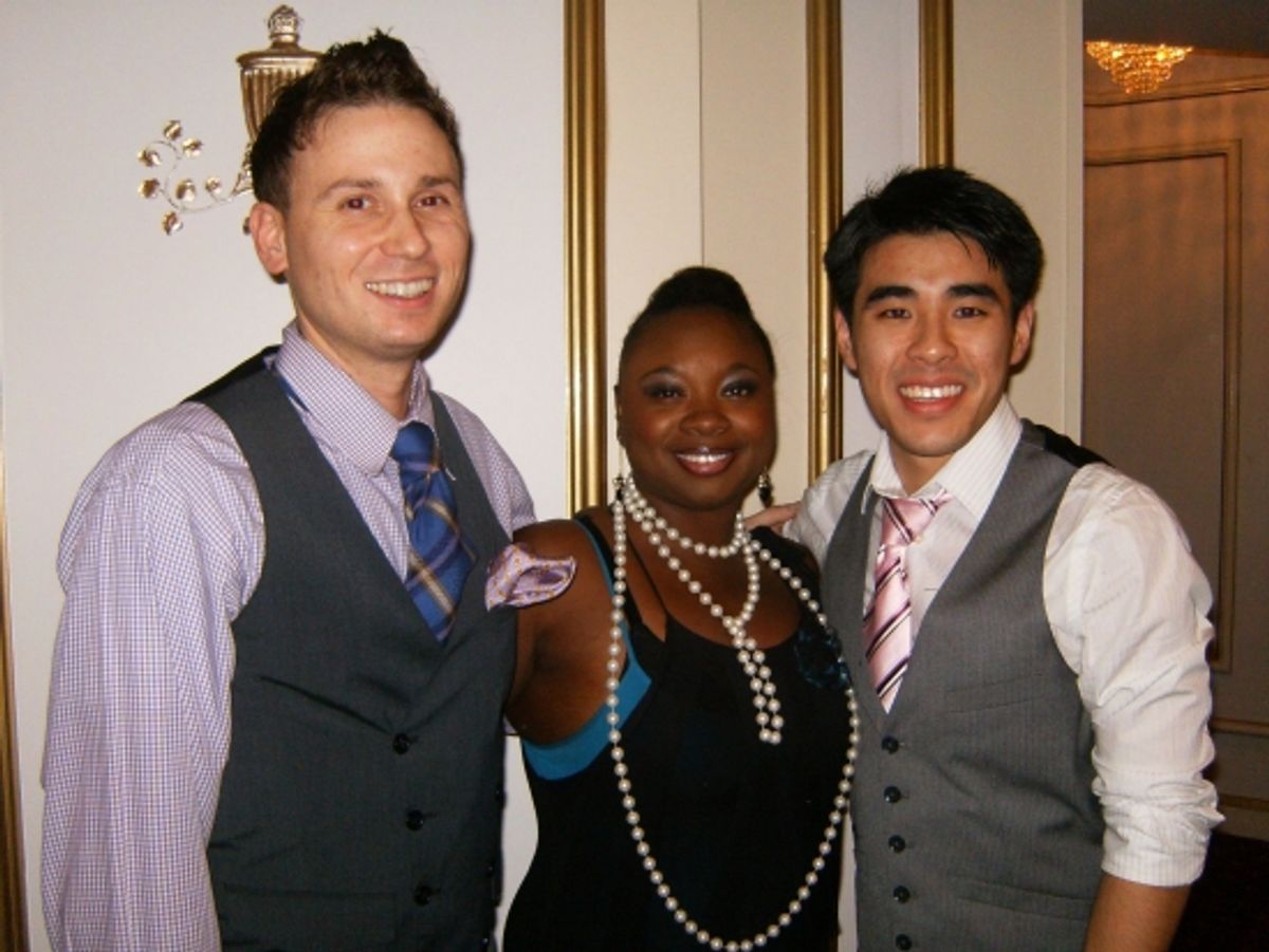 Steven Spanopoulos, Donica Lynn and Joyee Lin at 