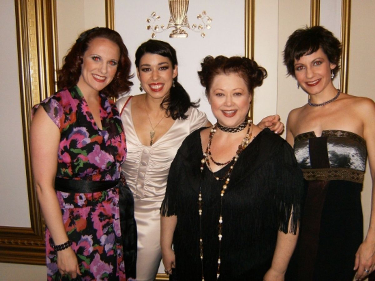 Ericka Mac, Erin Thompson, Sharon Sachs and Cara Salerno at 