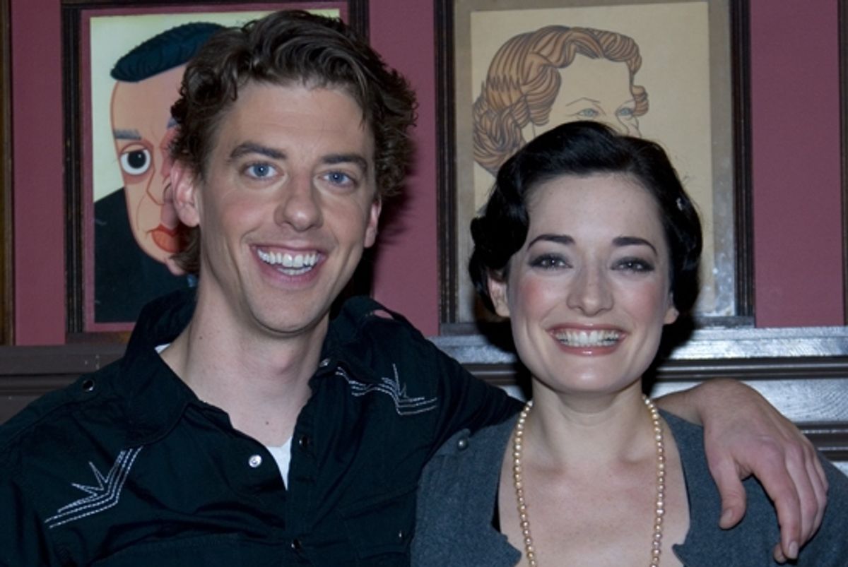 Christian Borle and Laura Michelle Kelly at 