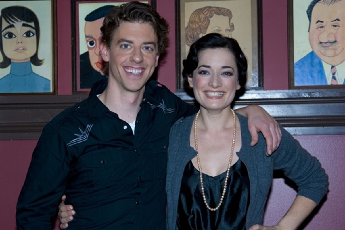 Christian Borle and Laura Michelle Kelly at 