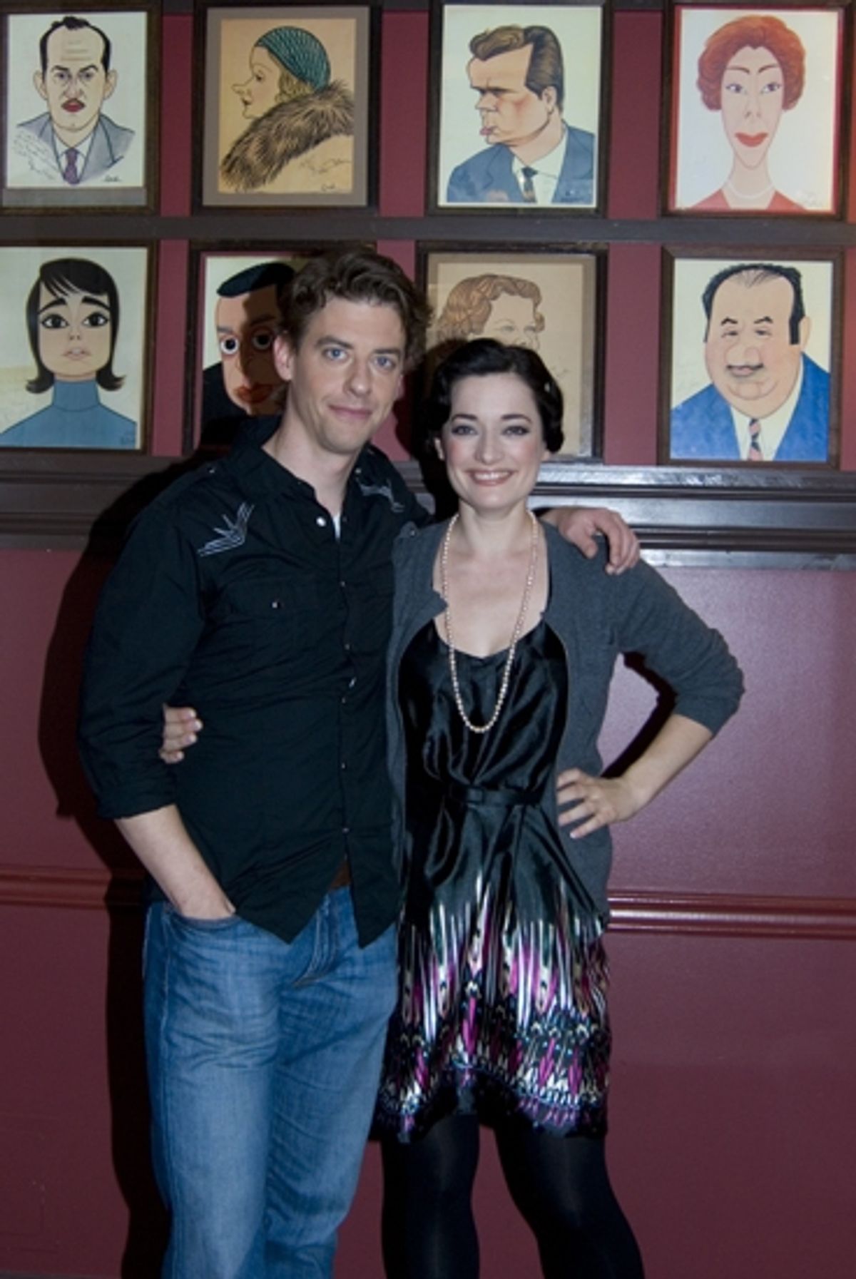 Christian Borle and Laura Michelle Kelly at 