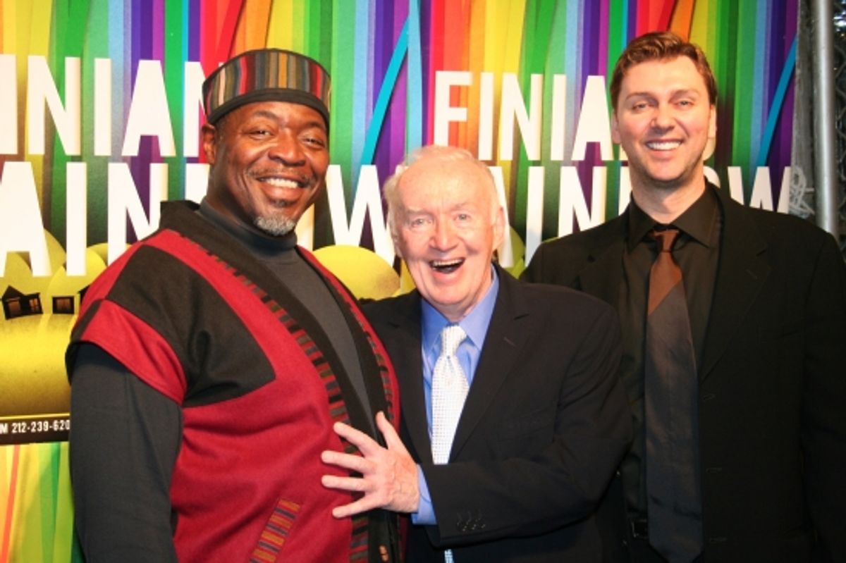 Chuck Cooper, Jim Norton and Warren Carlyle (Director/Choreographer) at 