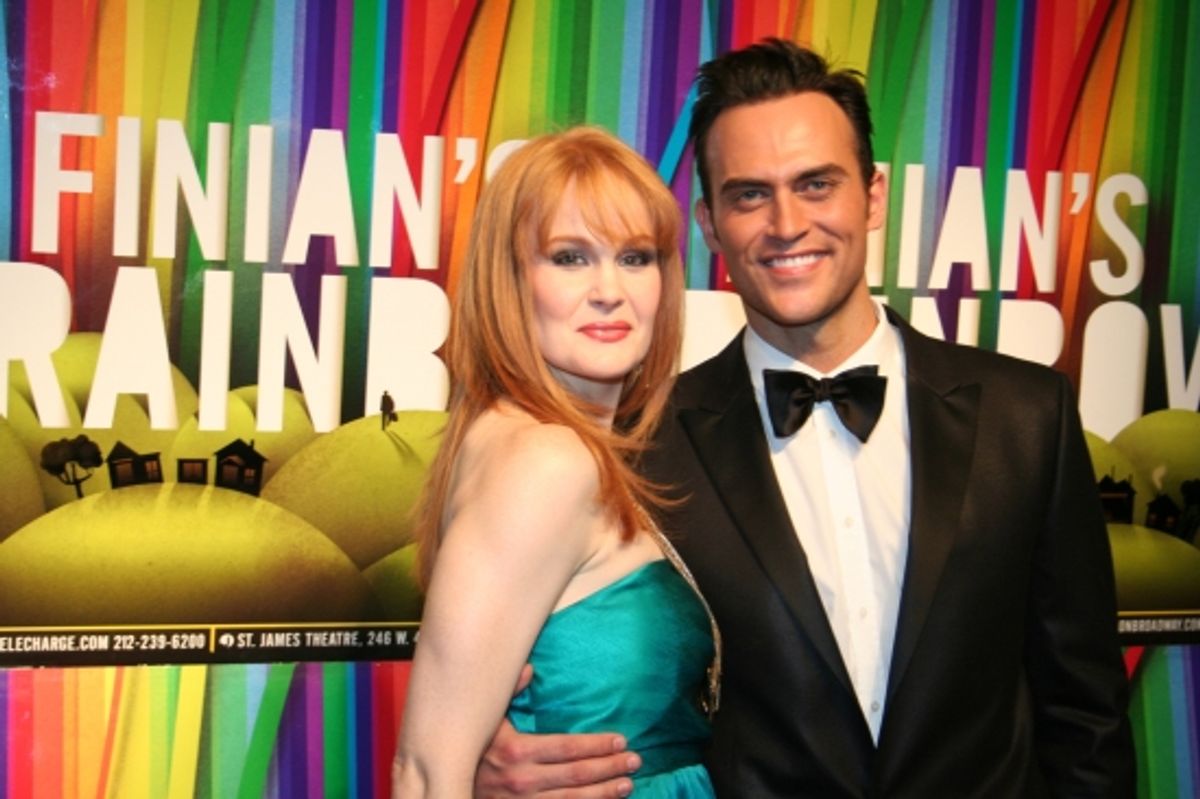 Kate Baldwin and Cheyenne Jackson at 