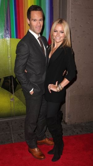 Chris Diamantopoulos and Becki Newton Photo