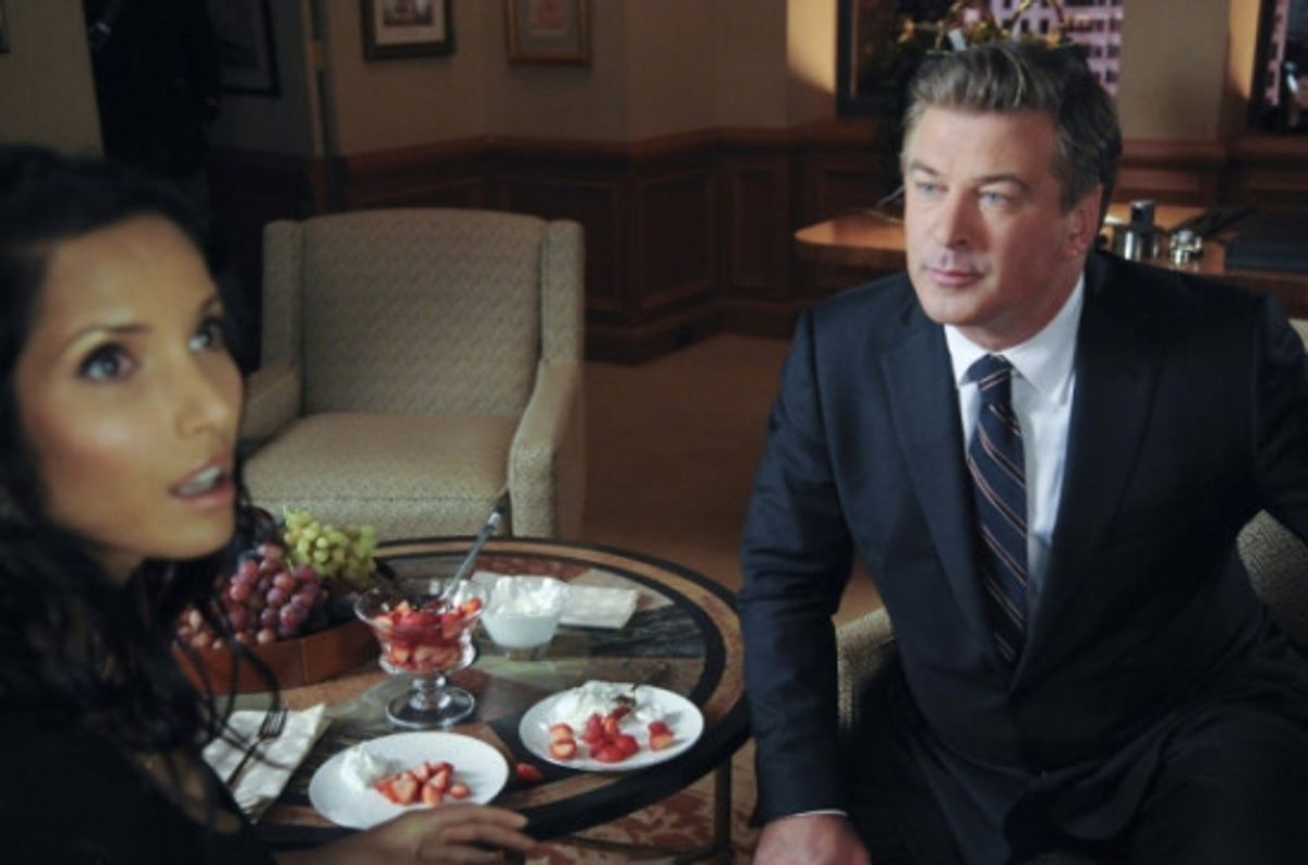 Padma Lakshmi and Alec Baldwin at 