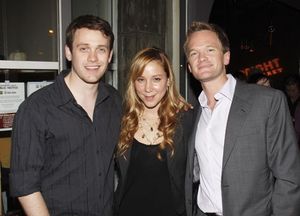 Michael Arden, Becky Baeling and Neil Patrick Harris at Upright Cabaret Photo