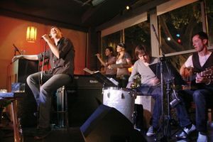 Michael Arden, Jaqui Polk, Nikki Tomlinson, Reade Willis, and Willis Cloy perform at Upright Cabaret @ BroadwayWorld Michael Arden, Jaqui Polk, Nikki Tomlinson, Reade Willis, and Willis Cloy perform at Photo