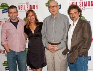 David Cromer, Laurie Metcalf, Neil Simon, and Dennis Boutsikaris @ BroadwayWorld David Cromer, Laurie Metcalf, Neil Simon, and Dennis Boutsikaris Photo