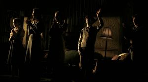 Gracie Bea Lawrence, Jessica Hecht, Laurie Metcalf, Noah Robbins and Dennis Boustikar Photo