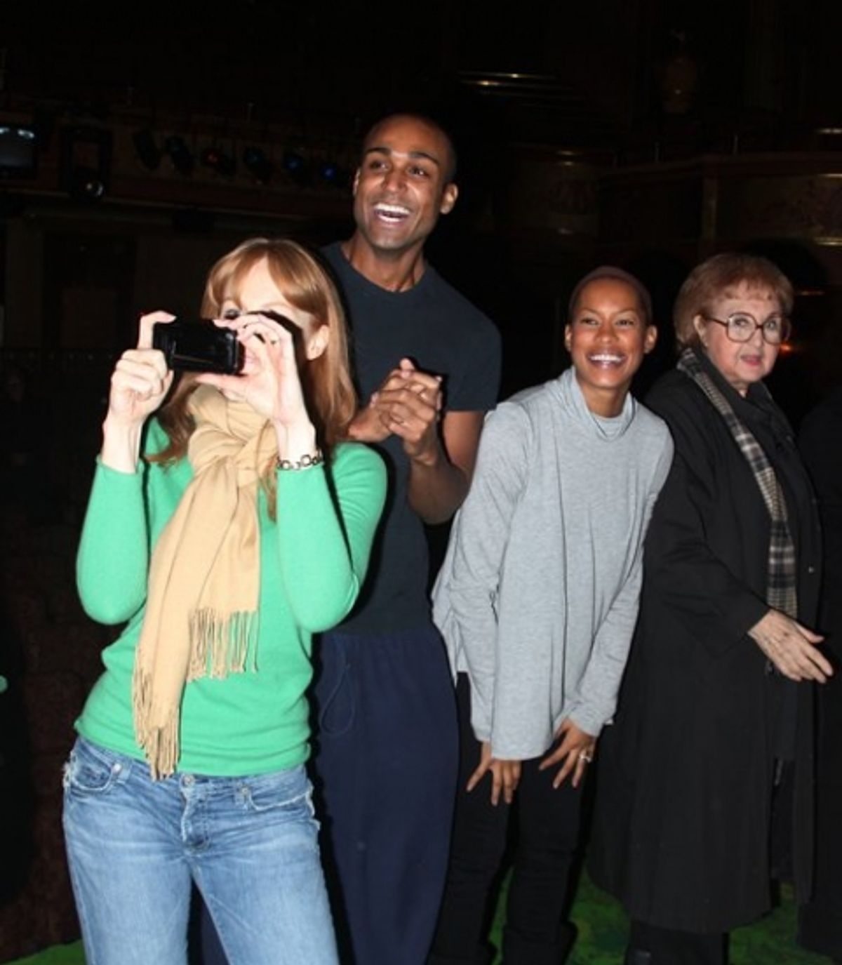 Kate Baldwin, Joe Aaron Reid and Kearran Giovanni at 