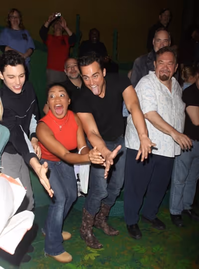 Steve Schepis, Rashidra Scott, Cheyenne Jackson, David Schramm and Kevin Ligon Photo