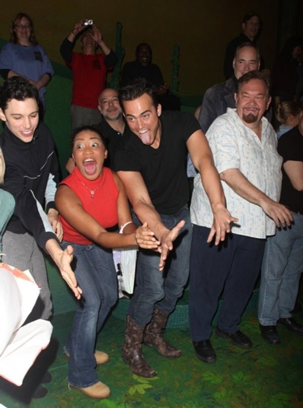 Steve Schepis, Rashidra Scott, Cheyenne Jackson, David Schramm and Kevin Ligon Photo