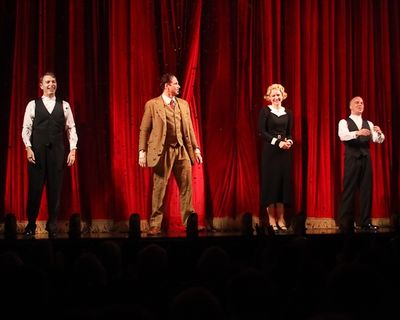 Arnie Burton , Sean Mahon, Jill Paice, and Jeffrey Kuhn Photo