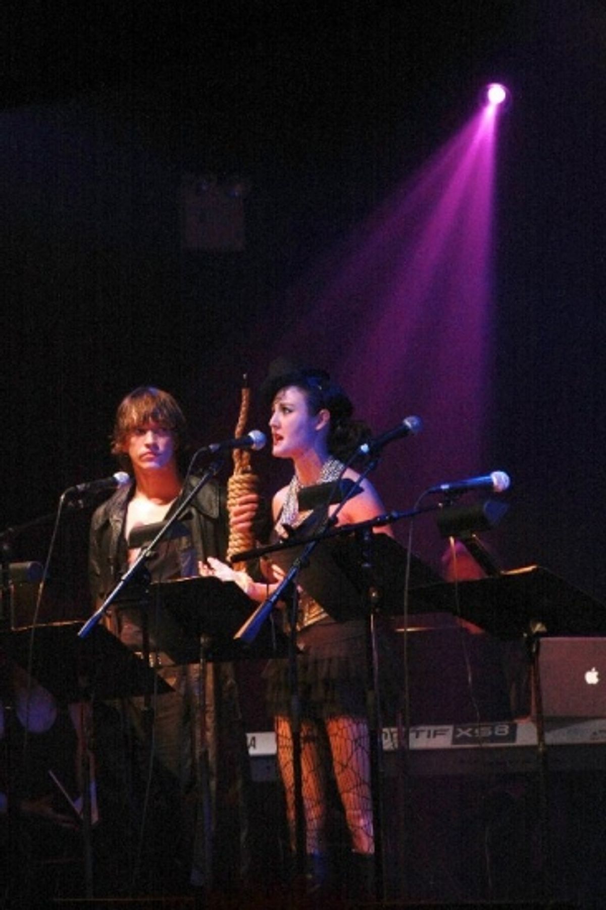 Jon Conver & Nachesca Flanigan at FRANKENSTEIN, THE ROCK CONCERT At The Highline Ballroom