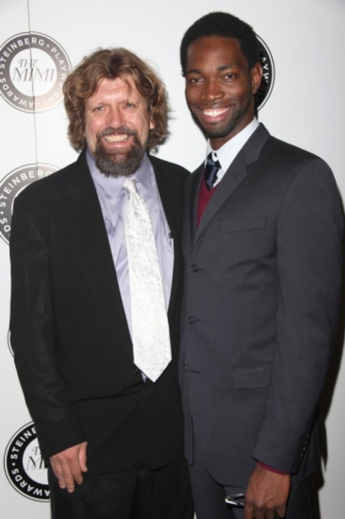 Oskar Eustis and Tarell Alvin McCraney at The Harold and Mimi Steinberg Charitable Trust's 2nd Annual 'Mimi' Awards Ceremony