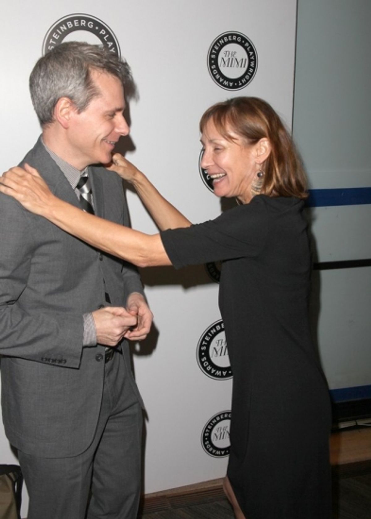 Bruce Norris and Laurie Metcalf at The Harold and Mimi Steinberg Charitable Trust's 2nd Annual 'Mimi' Awards Ceremony