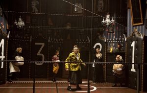 Elina Lowensohn , Willem Dafoe, Alenka Kraigher and the company Photo