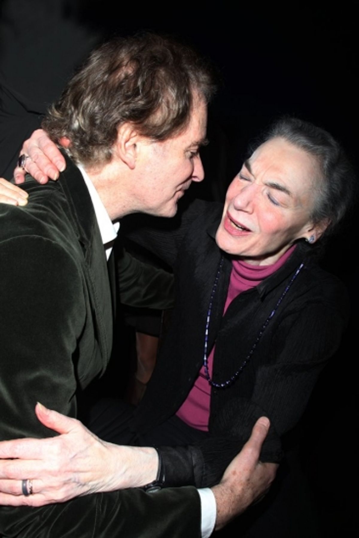 Kevin Kline and Marian Seldes at 