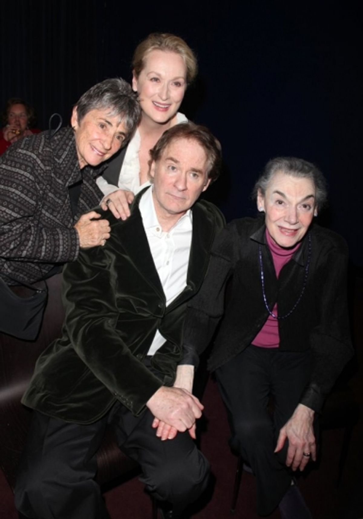 Margot Harley, Meryl Streep, Kevin Kline and Marian Seldes at 
