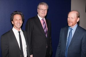 Brian Grazer, Howard Stringer, and Ron Howard @ BroadwayWorld Brian Grazer, Howard Stringer, and Ron Howard Photo