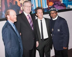 Ron Howard, Howard Stringer, Brian Grazer, and Spike Lee @ BroadwayWorld Ron Howard, Howard Stringer, Brian Grazer, and Spike Lee Photo