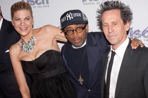 Kristen Johnston, Spike Lee, and Brian Grazer @ BroadwayWorld Kristen Johnston, Spike Lee, and Brian Grazer Photo