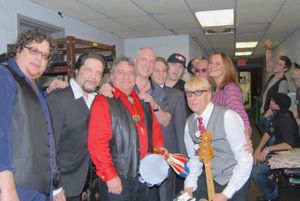 Ted Baker, Angel Rissoff, Eddie Brigati, Donnie Kehr, Gene Cornish, Paul Shaffer, Wil Photo