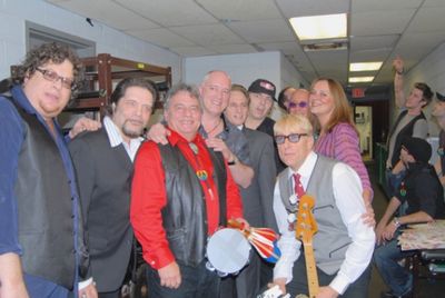 Ted Baker, Angel Rissoff, Eddie Brigati, Donnie Kehr, Gene Cornish, Paul Shaffer, Wil Photo