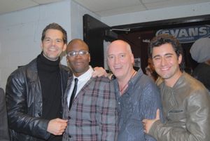 J. Robert Spencer, Titus Burgess, Donnie Kehr and John Lloyd Young Photo