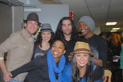 From The Cast of Hair-Kaitlin Kiyan, Andrew Kober, Briana Carlson Goodman,  Photo