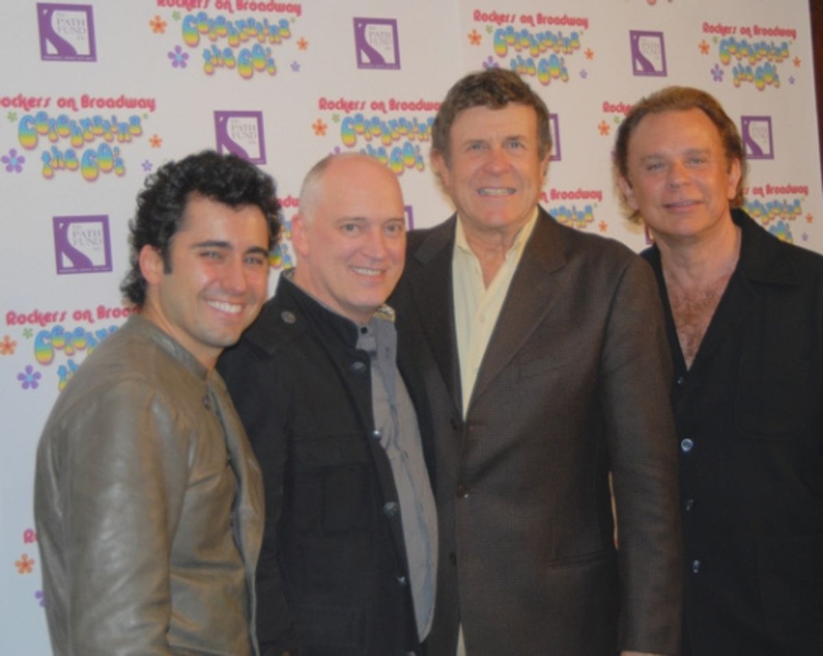 John Lloyd Young, Donnie Kehr Cousin Bruce Morrow and Lou Christie at 