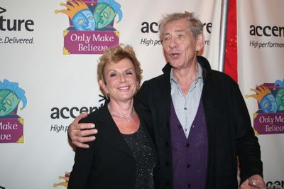 Dena Hammerstein and Sir Ian McKellen Photo