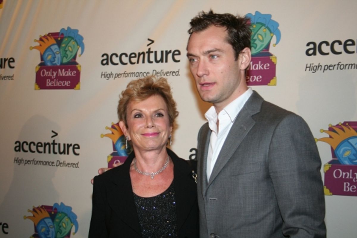 Dena Hammerstein and Jude Law at 