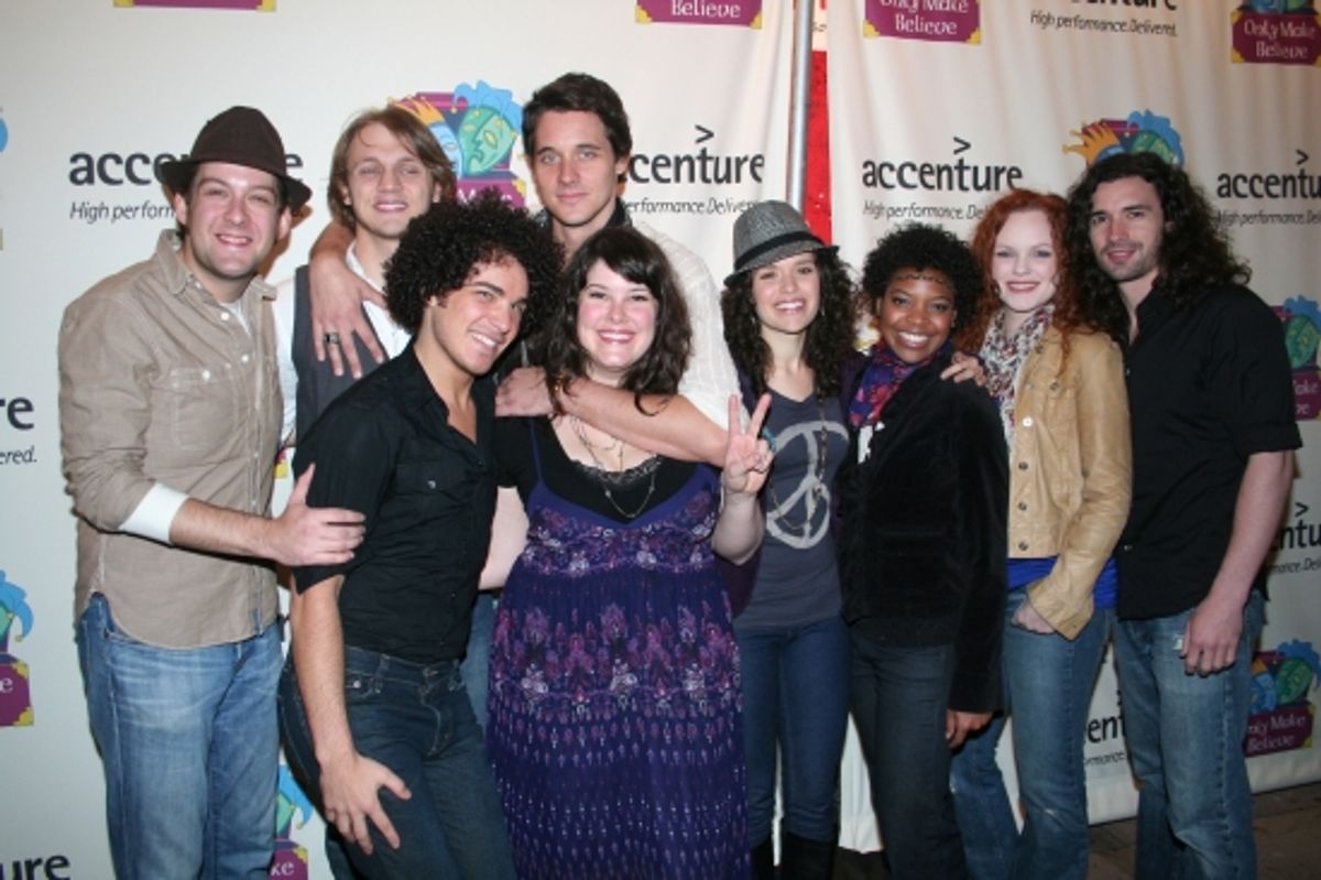 HAIR on BroadwayÃ¢â‚¬â„¢s Andrew Kober, Lauren Elder, Chasten Harmon, Heath Calvert, Paris Remillard, Megan Reinking, John Moauro, Matt DeAngelis and  at 