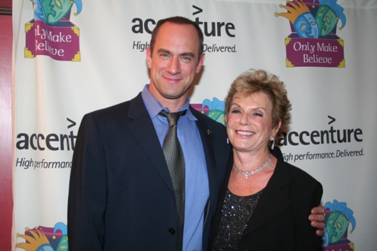 Christopher Meloni and Dena Hammerstein at 