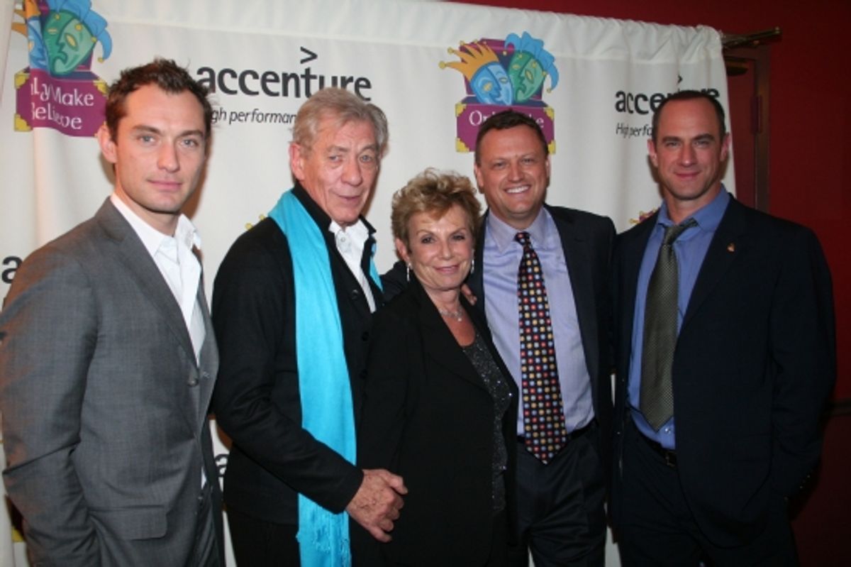 Jude Law, Sir Ian McKellen, Dena Hammerstein, Chris Wearing at 