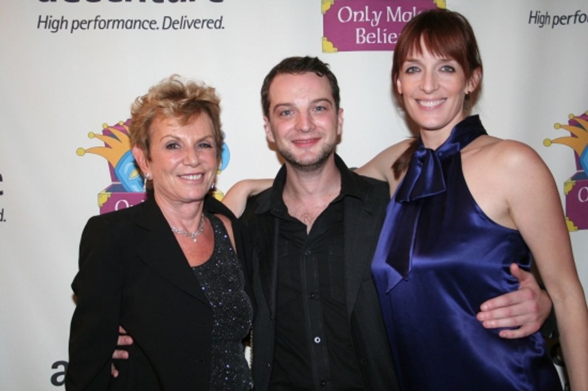 Dena Hammerstein, Euan Morton and Julia Murney at 
