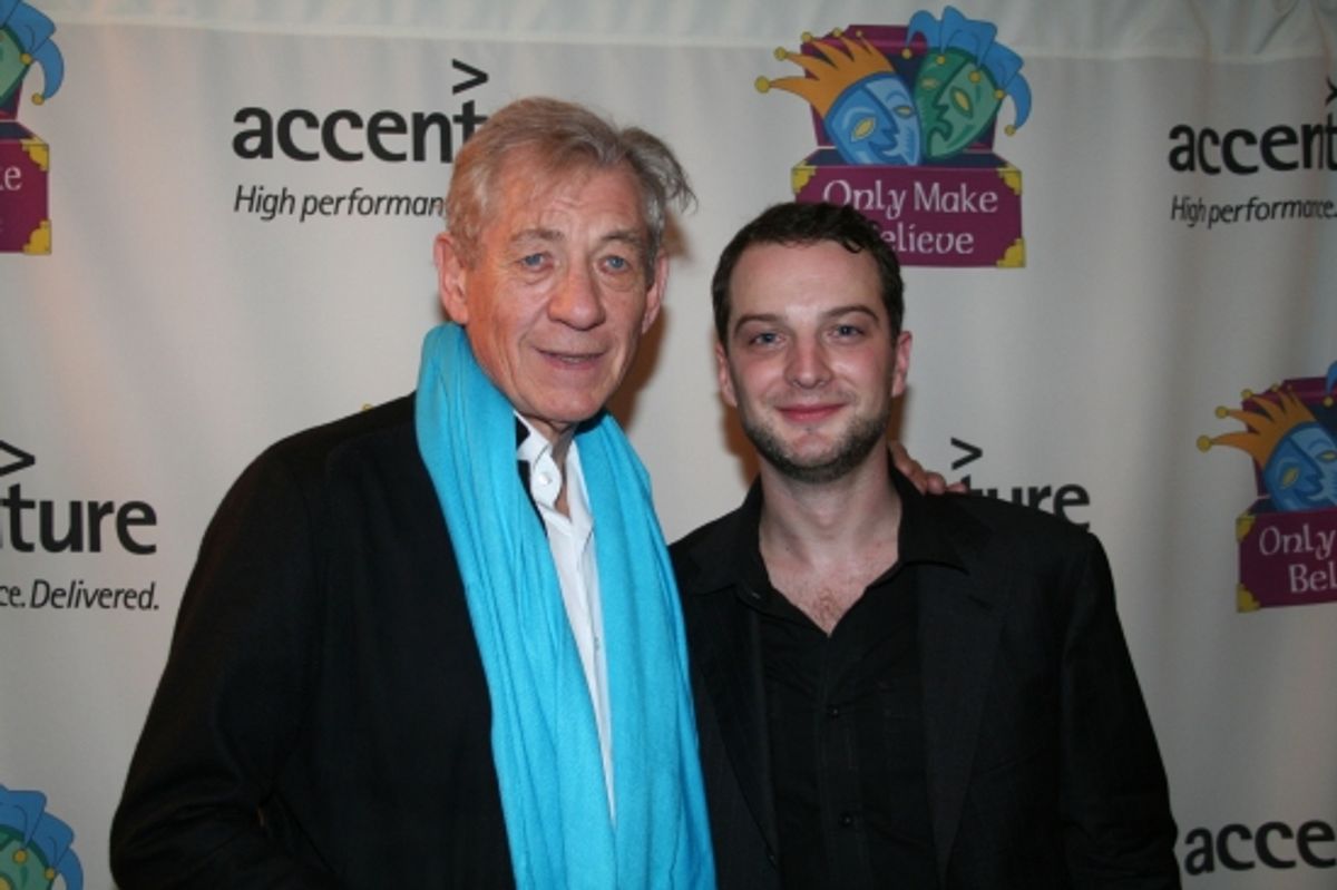 Sir Ian McKellen and Euan Morton at 