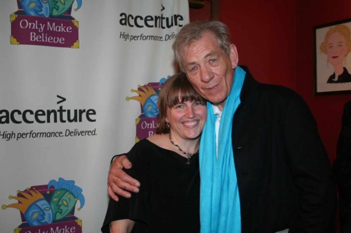Lee Armitage and Sir Ian McKellen at 